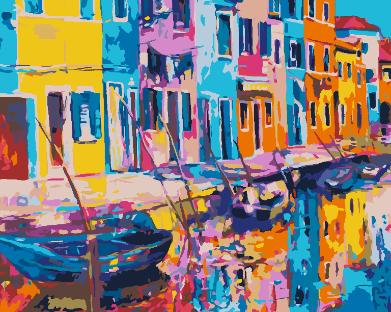 Painting by numbers - Venice 4496