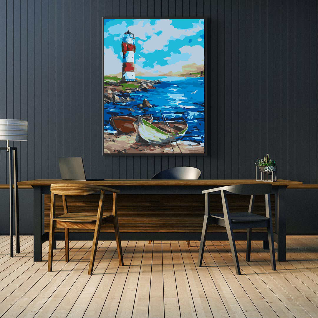 Pictura pe numere - Far la Mare 4502