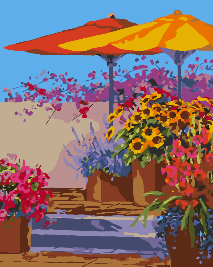 Painting by numbers - Summer Vacation 4503