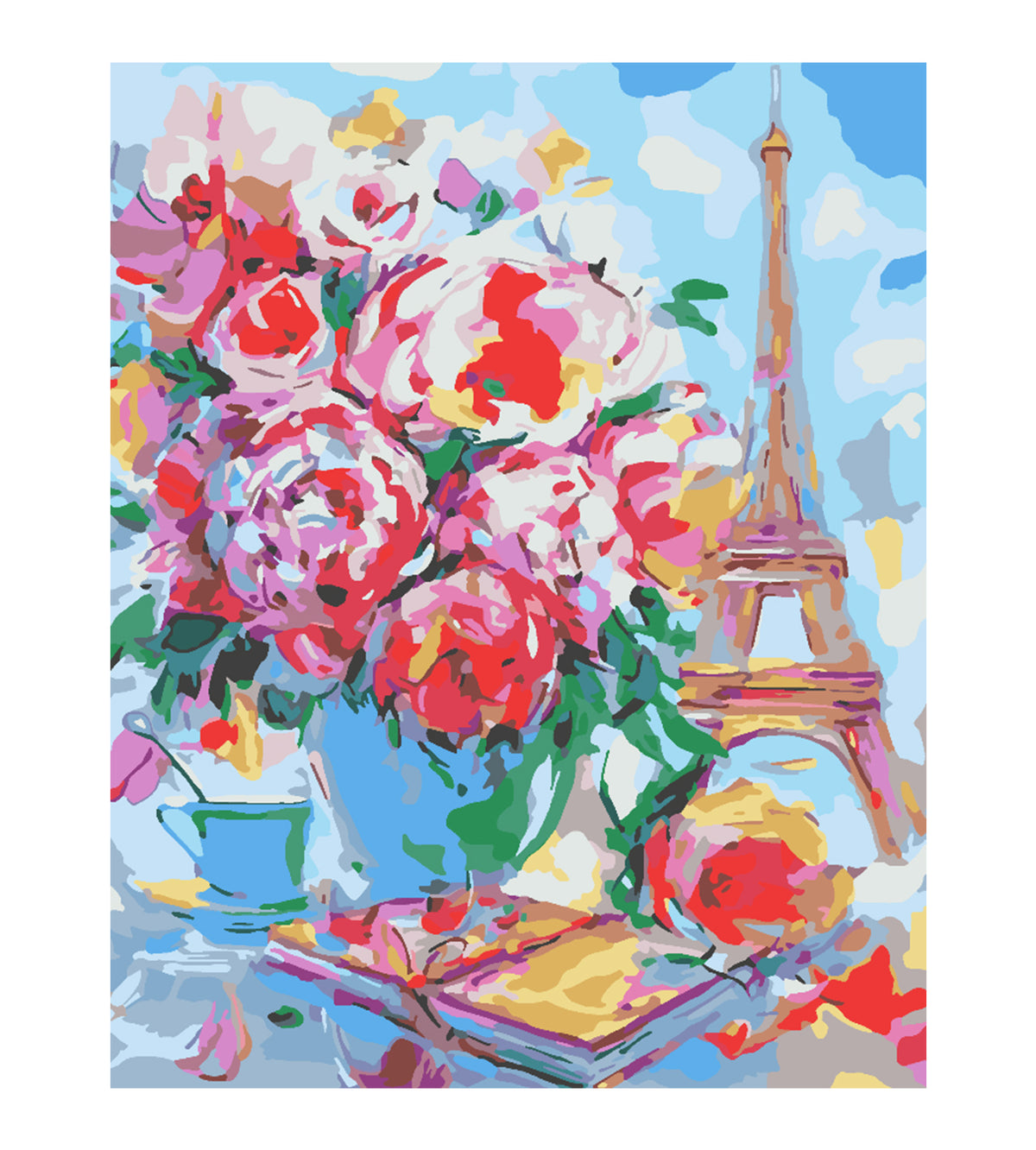 Painting by numbers - Eiffel Tower 4507