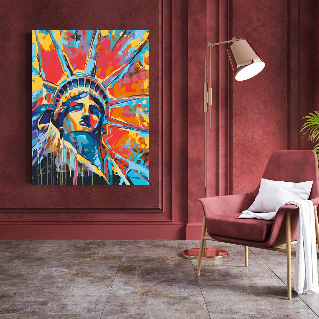 Painting by numbers - Statue of Liberty 4509