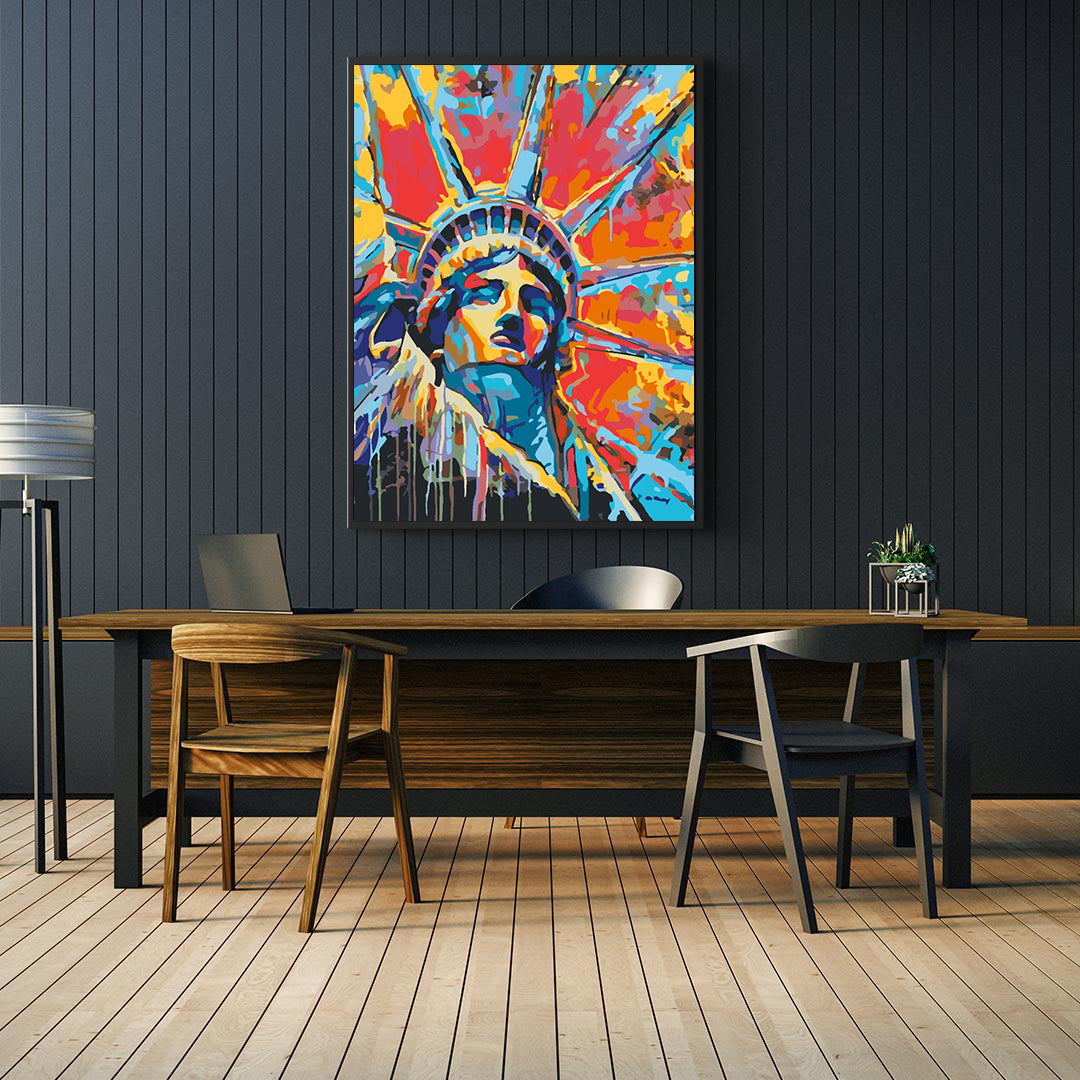 Painting by numbers - Statue of Liberty 4509
