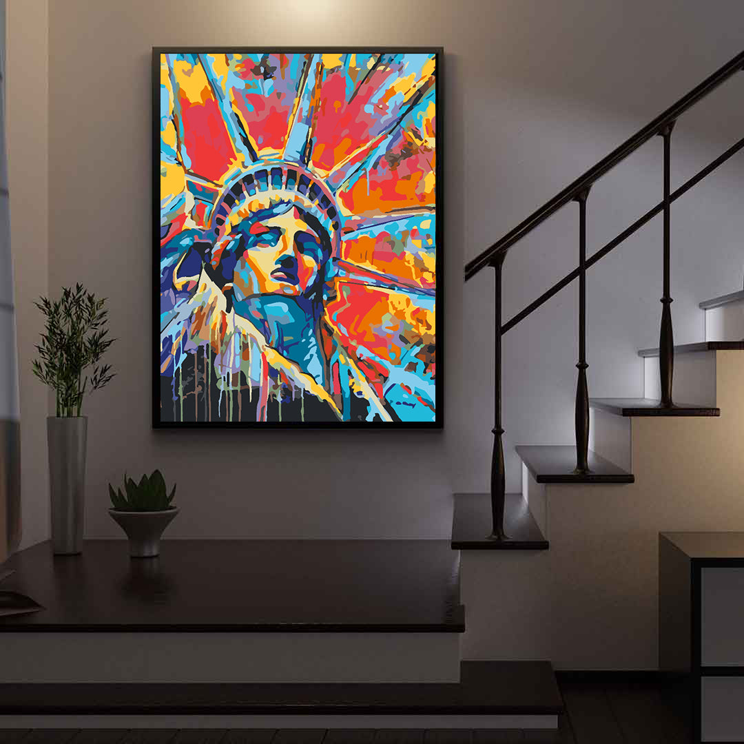 Painting by numbers - Statue of Liberty 4509
