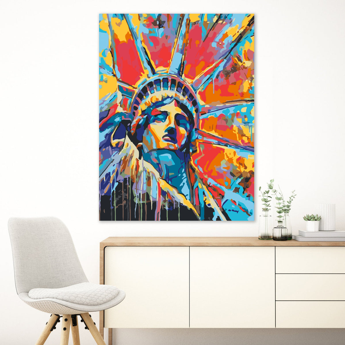 Painting by numbers - Statue of Liberty 4509