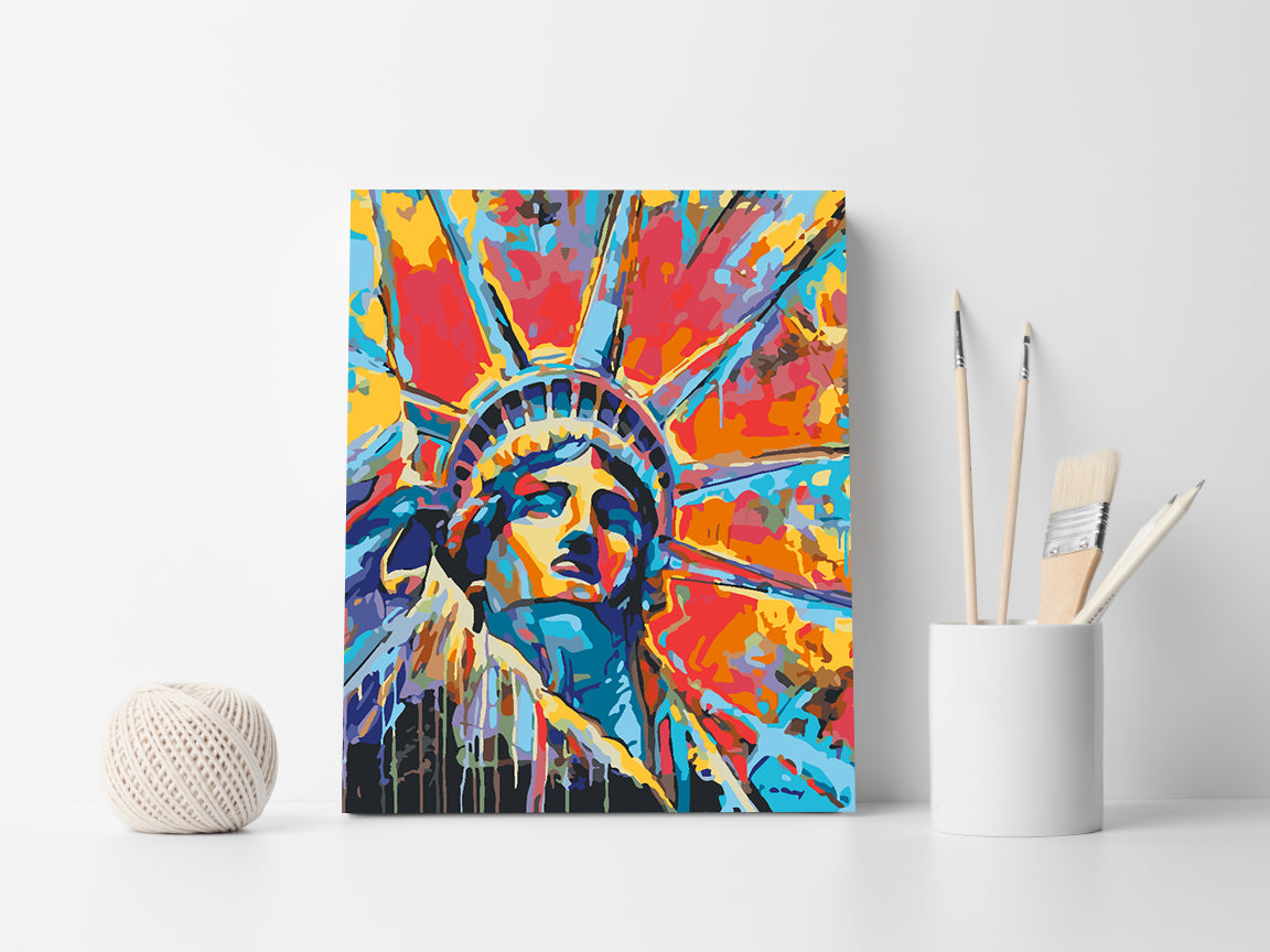 Painting by numbers - Statue of Liberty 4509