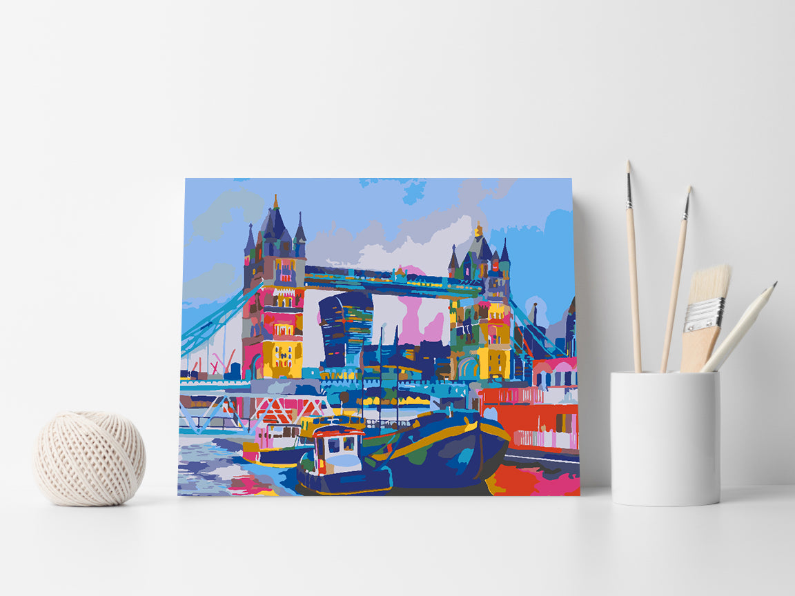 Painting by numbers - Tower Bridge 4510