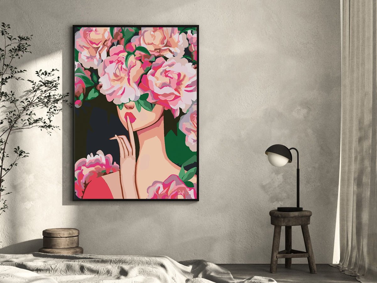 Painting by numbers - Flower Head 4511