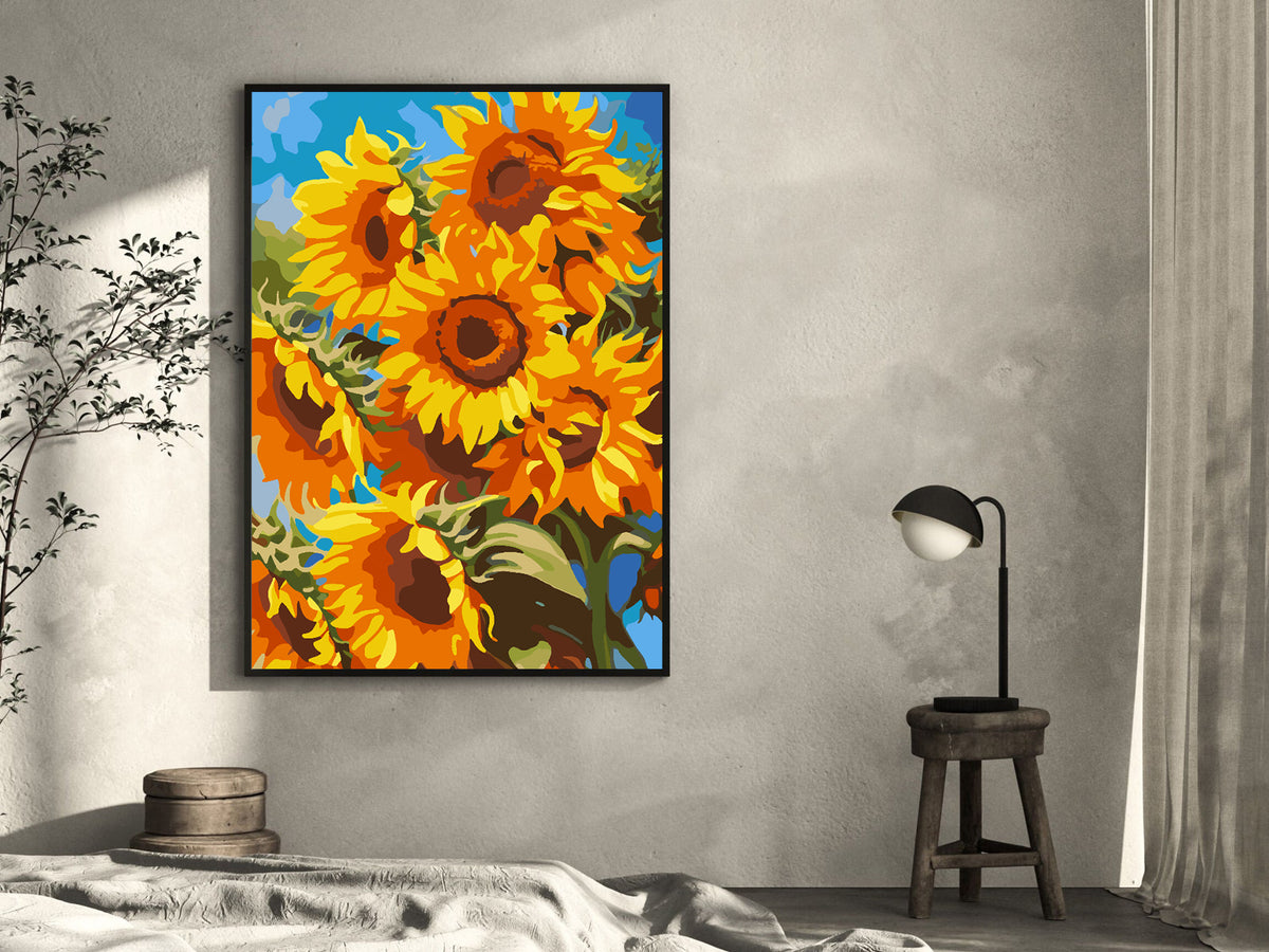Painting by numbers - Sunflower 4515