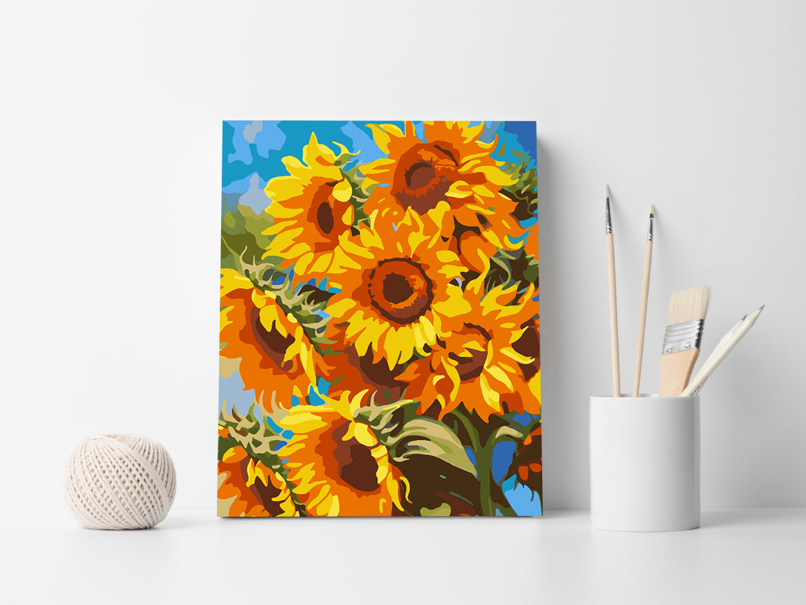 Painting by numbers - Sunflower 4515