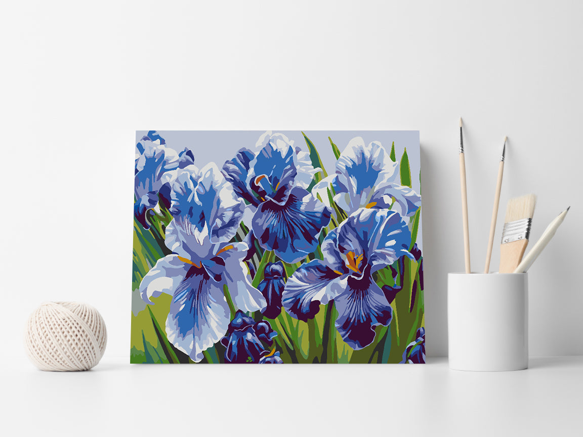 Paint by numbers - Purple Flowers 4514