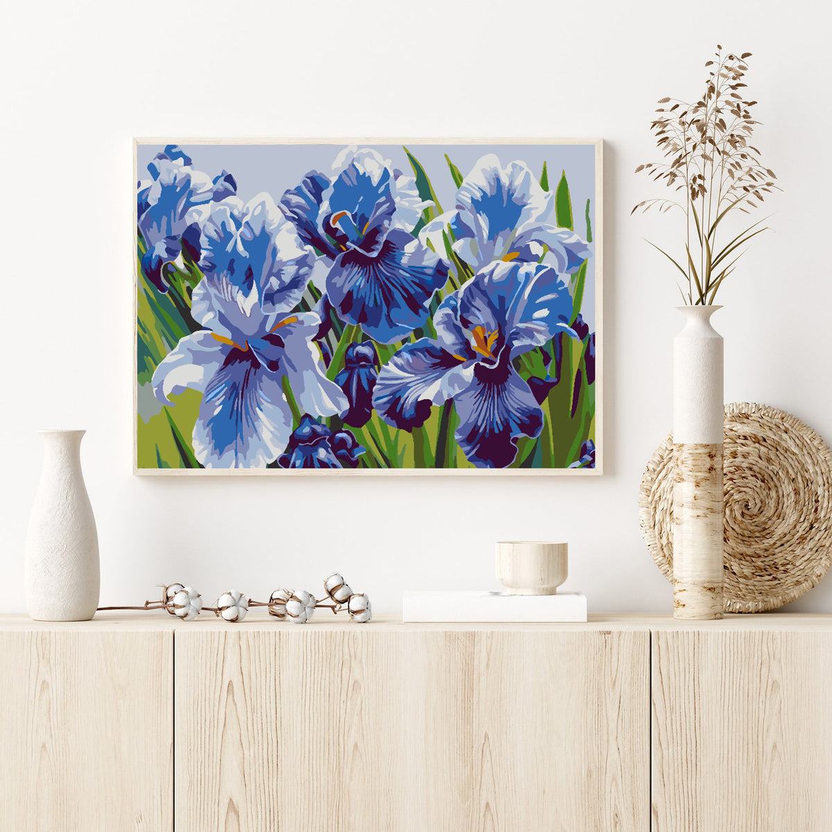 Paint by numbers - Purple Flowers 4514