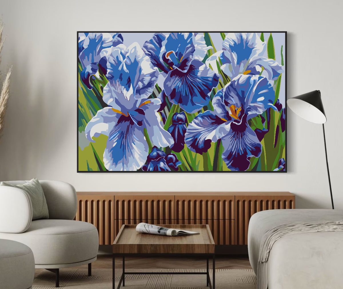 Paint by numbers - Purple Flowers 4514