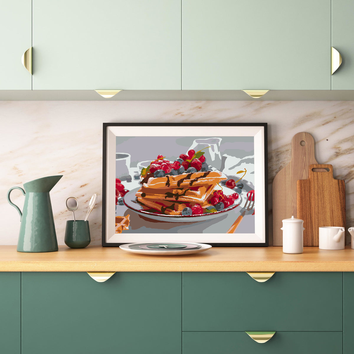 Paint by numbers - Pancakes 4518