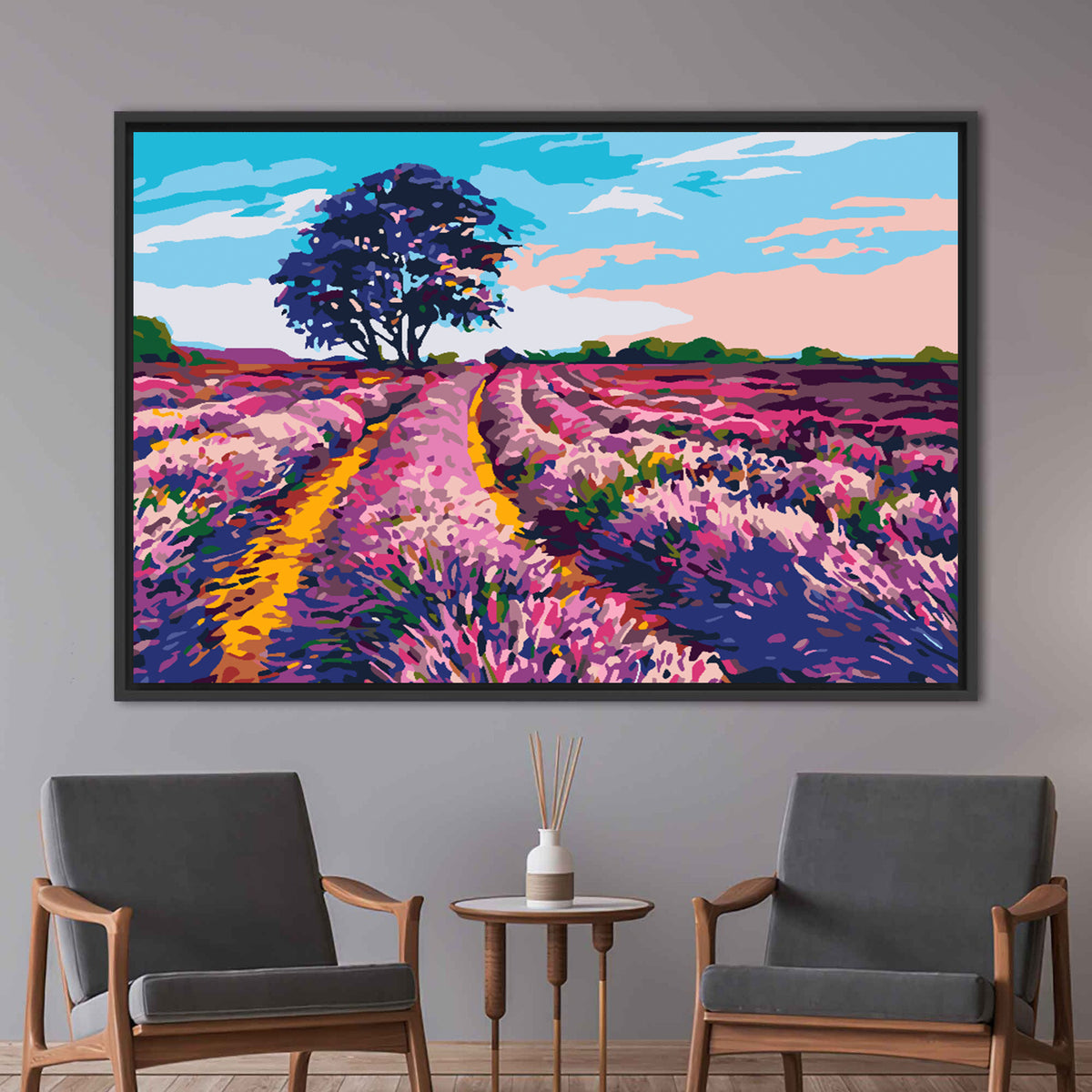 Pictura pe numere - Camp de Lavanda 4521