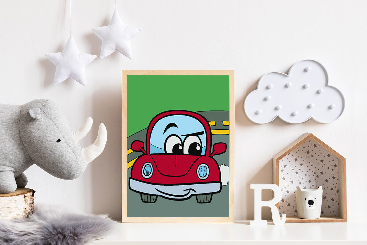 Paint by numbers - Car for Kids 4528