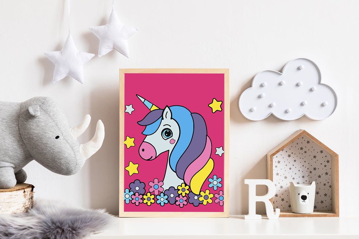 Paint by numbers - Unicorn for Kids 4532