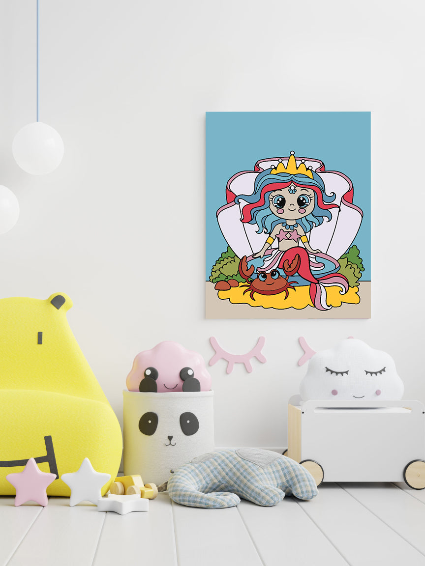 Paint by numbers - Mermaid for Kids 4535