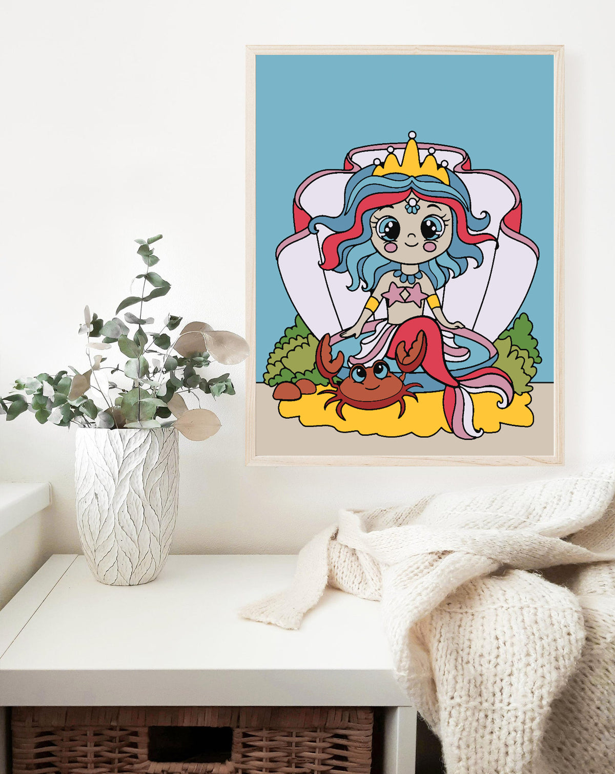 Paint by numbers - Mermaid for Kids 4535