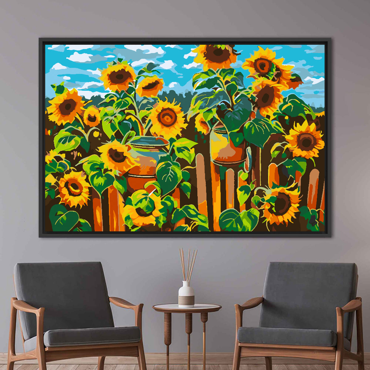 Pictura pe numere - Floarea Soarelui 4537