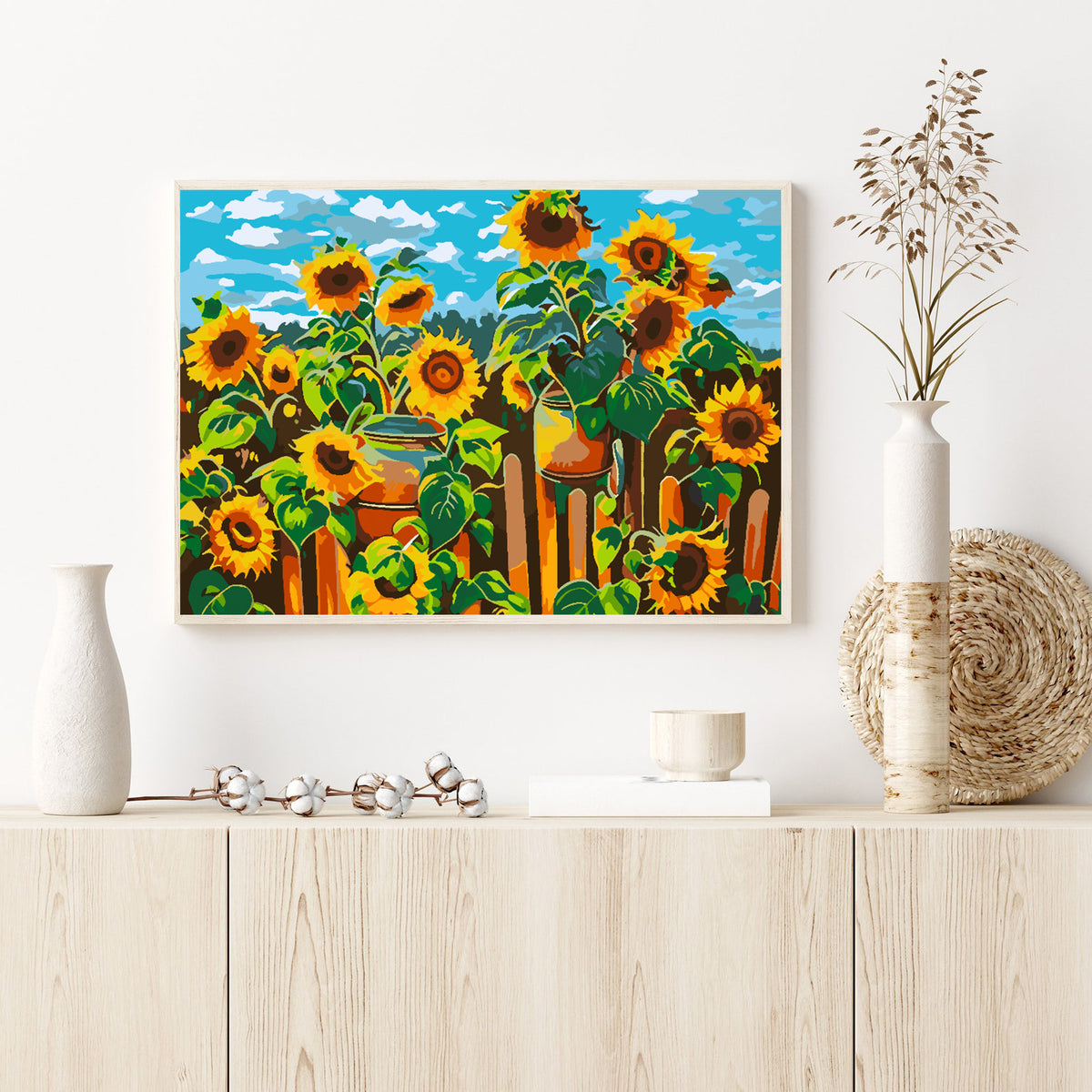 Pictura pe numere - Floarea Soarelui 4537