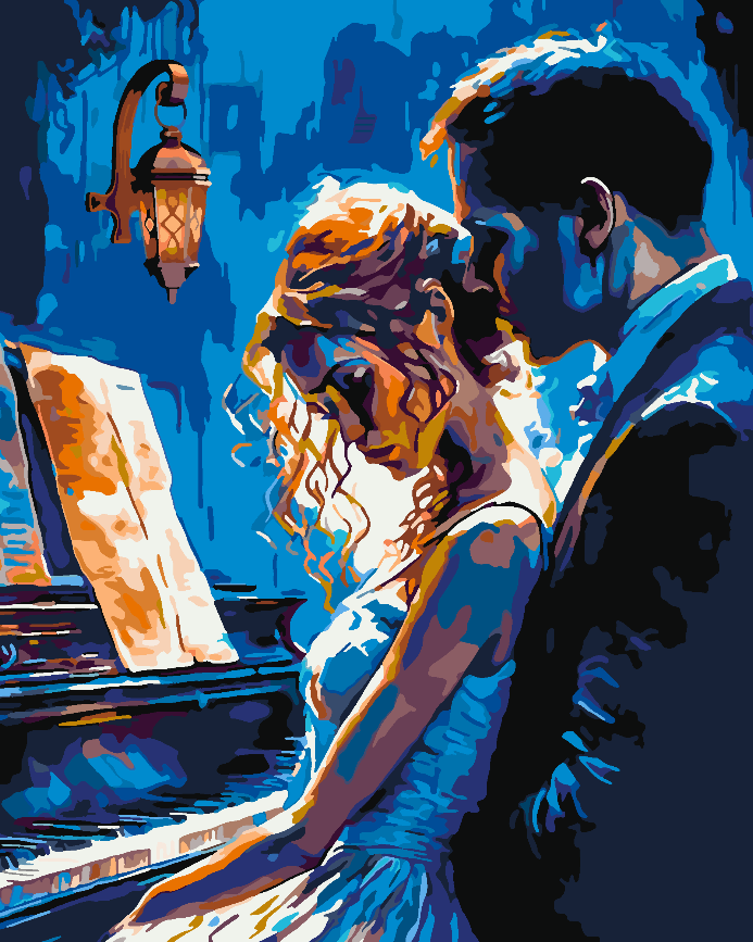 Painting by numbers - Lovers 4539