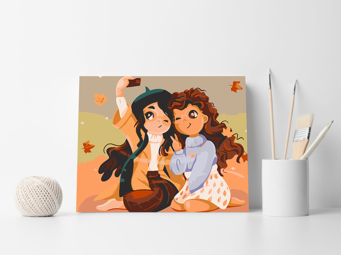 Painting by numbers - Friendship 4545