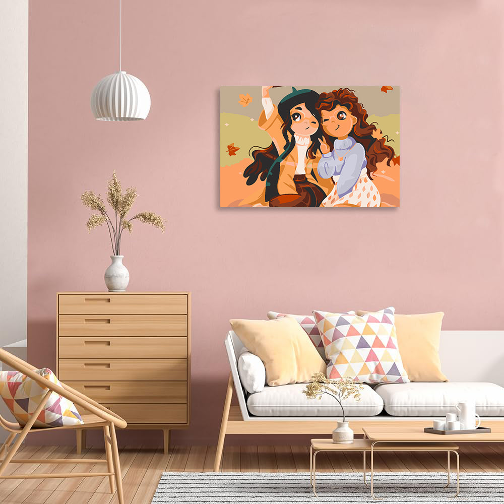 Painting by numbers - Friendship 4545