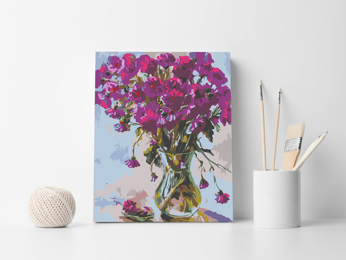 Paint by numbers - Flowers in Vase 4548