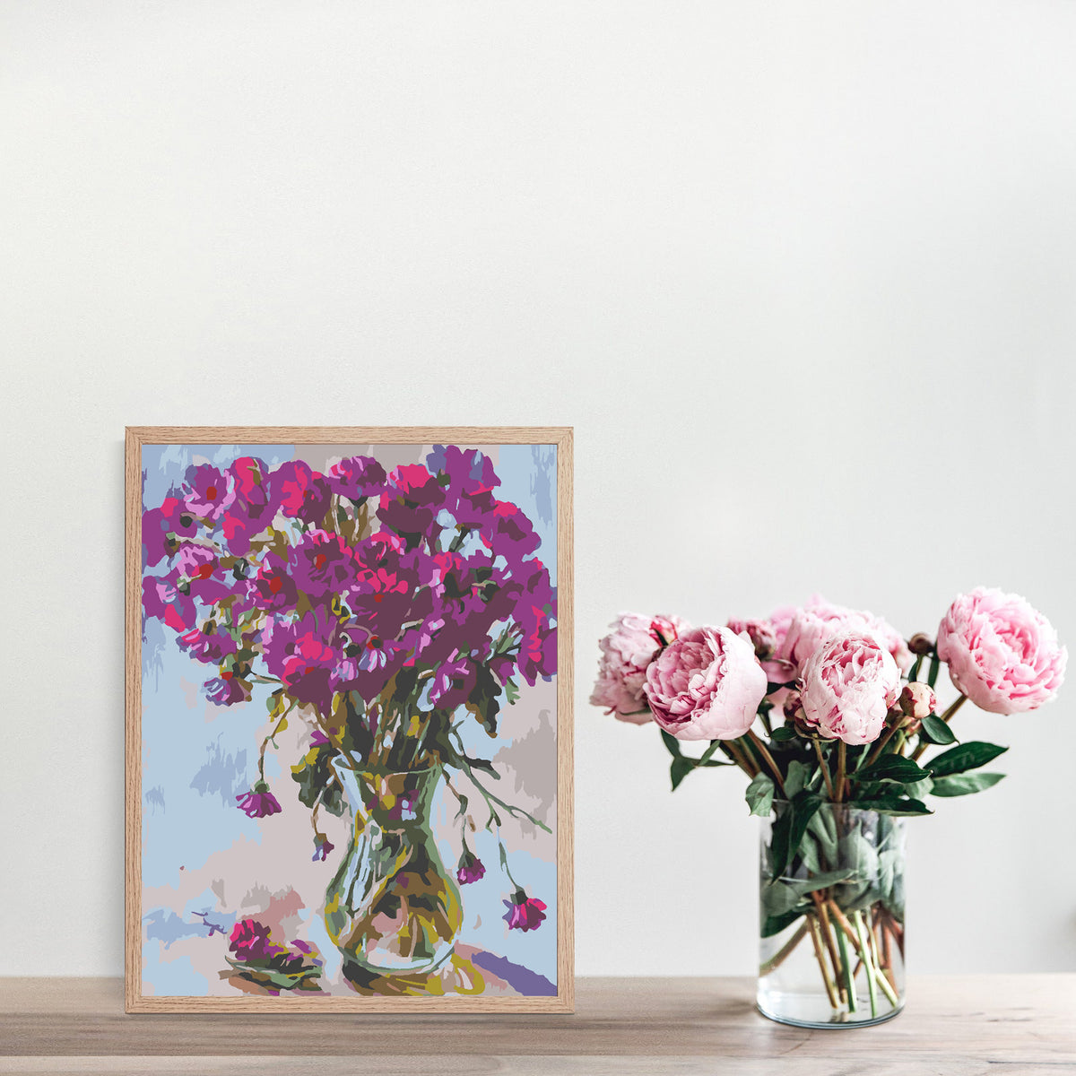 Paint by numbers - Flowers in Vase 4548