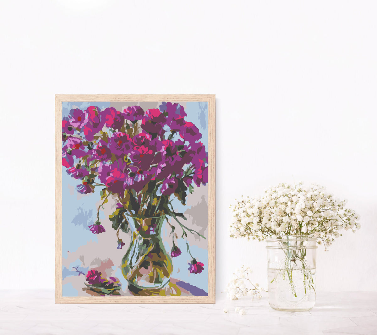 Paint by numbers - Flowers in Vase 4548