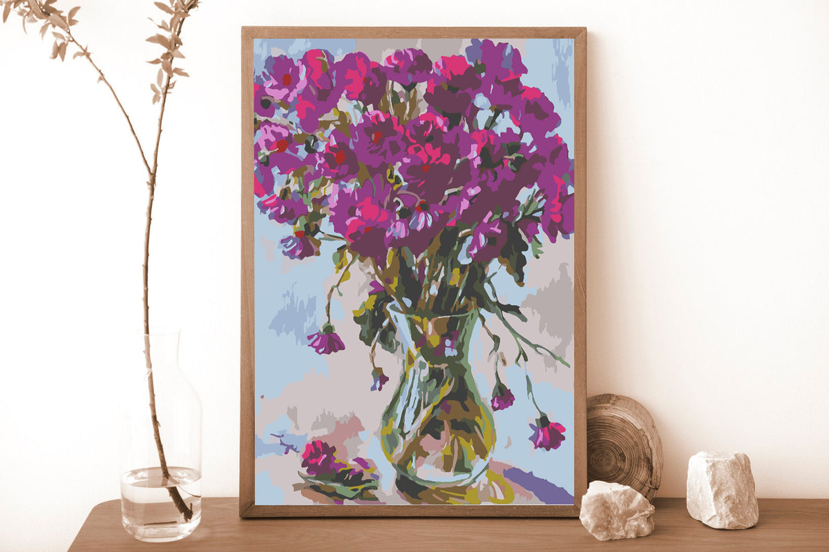 Paint by numbers - Flowers in Vase 4548