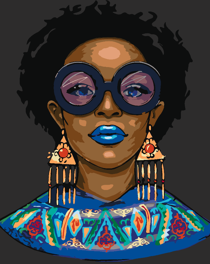 Painting by numbers - Woman Portrait 4550