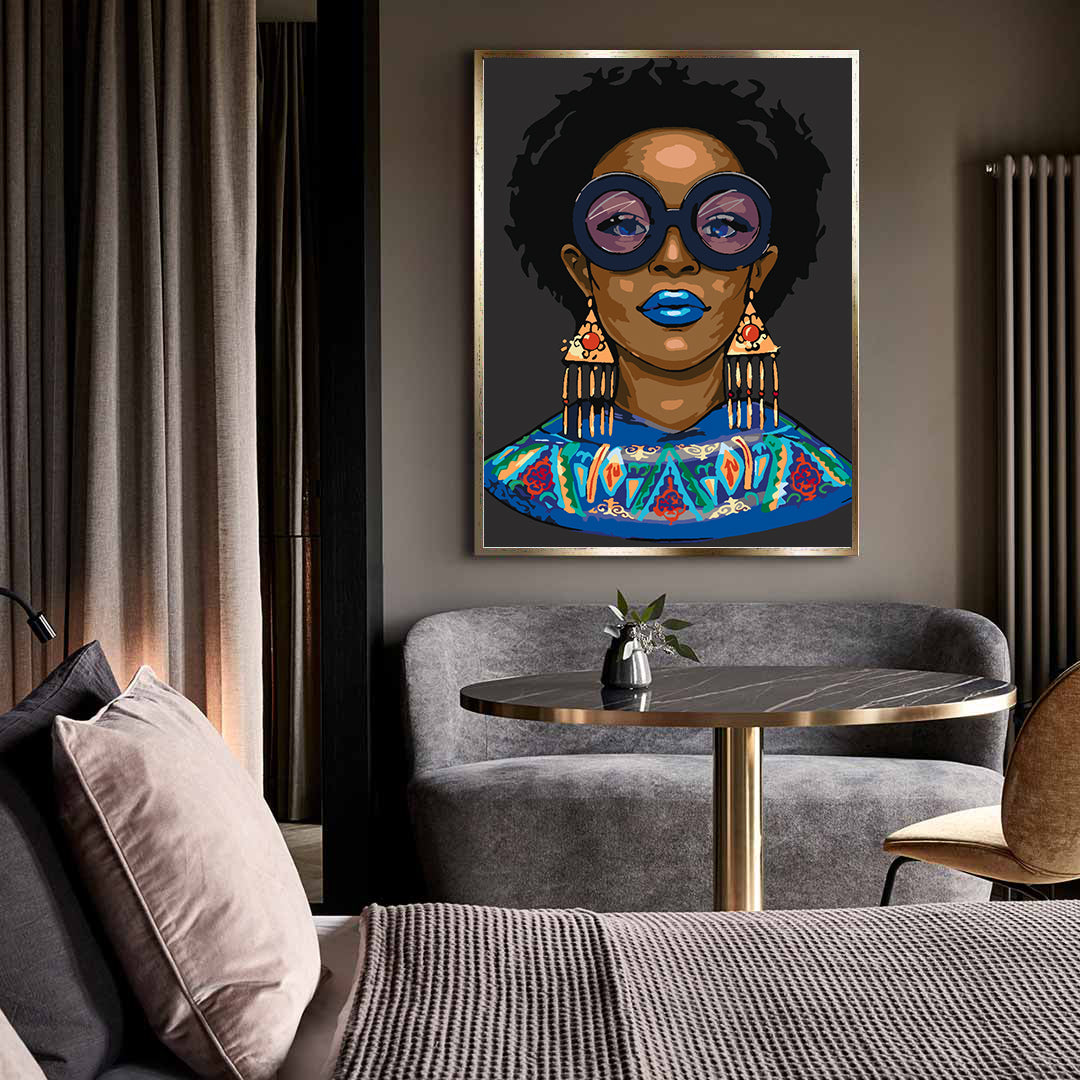 Painting by numbers - Woman Portrait 4550