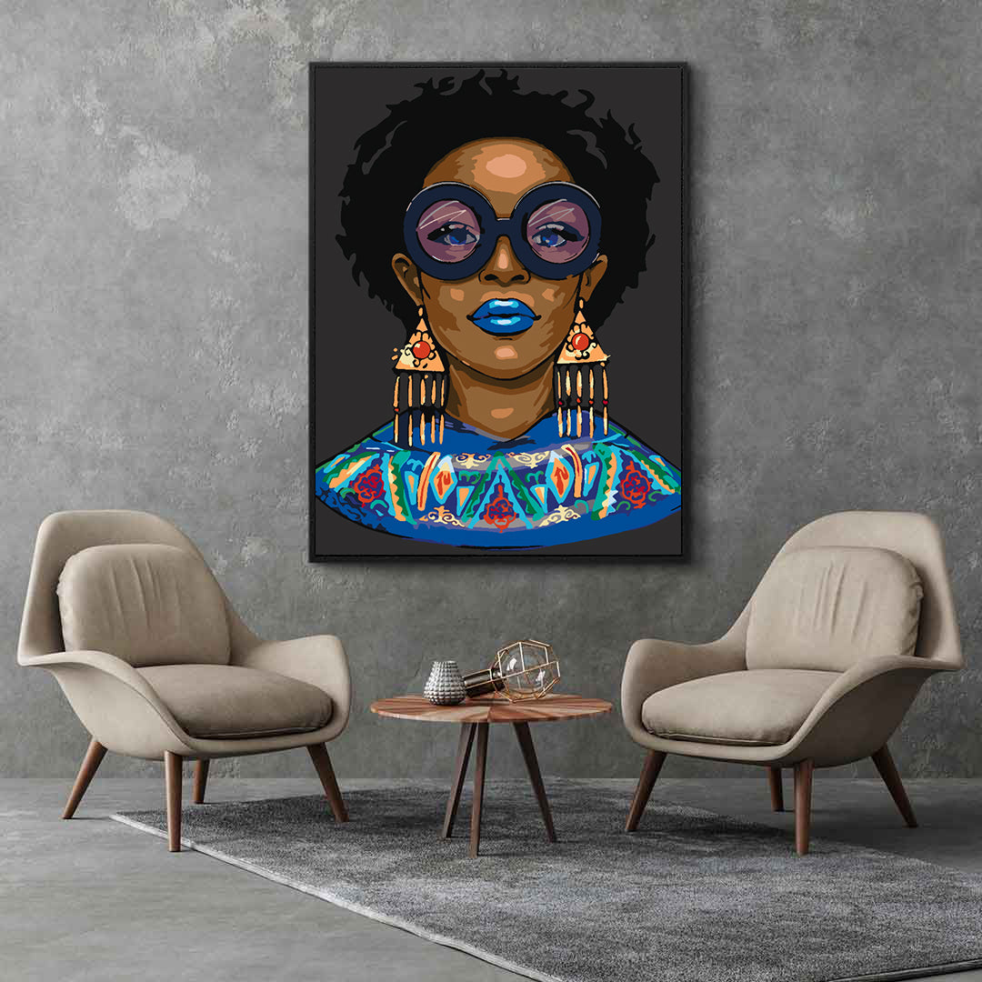Painting by numbers - Woman Portrait 4550
