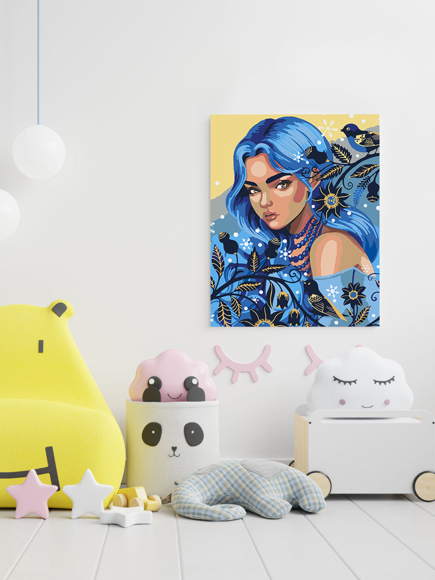 Painting by numbers - Woman Portrait 4551