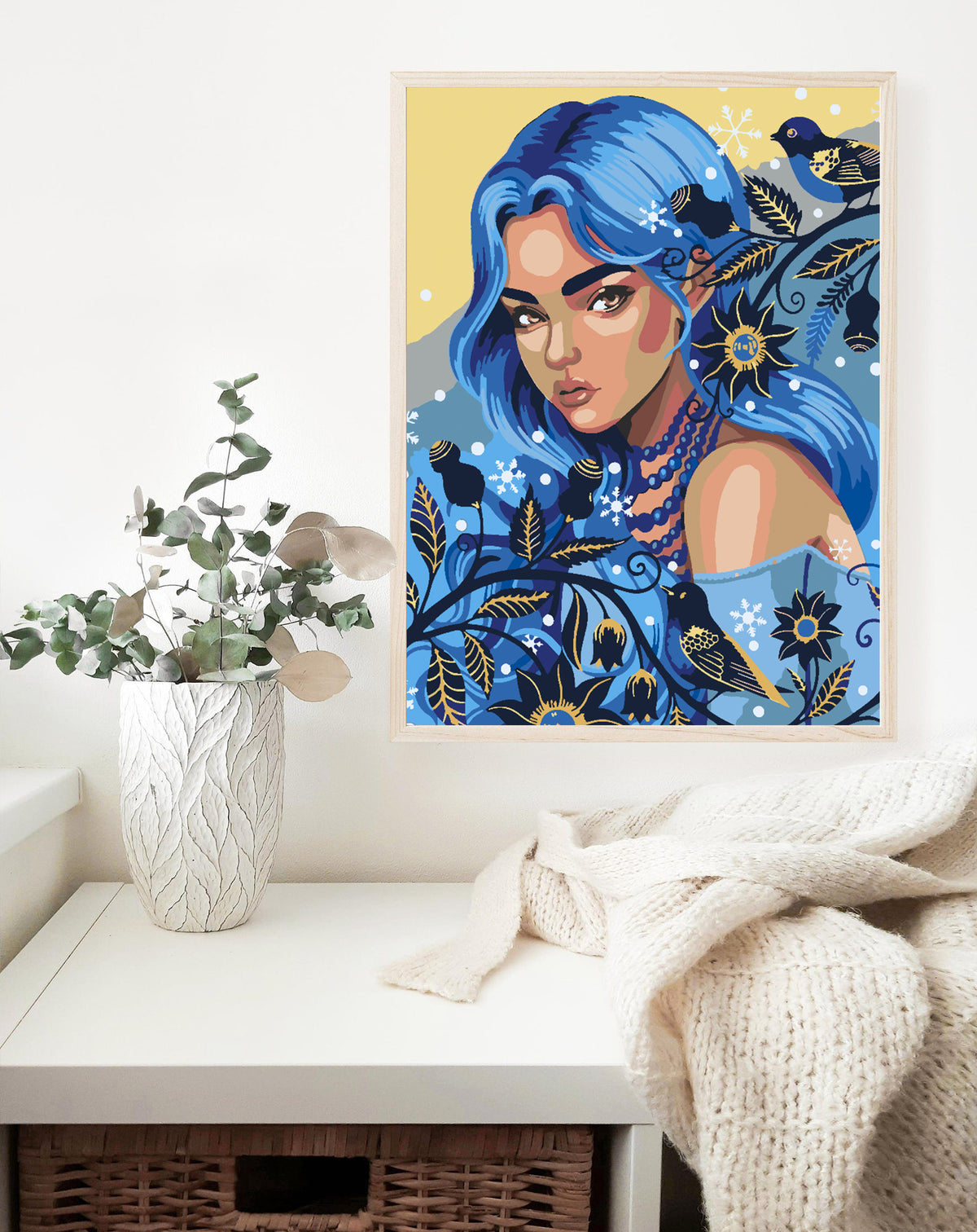 Painting by numbers - Woman Portrait 4551