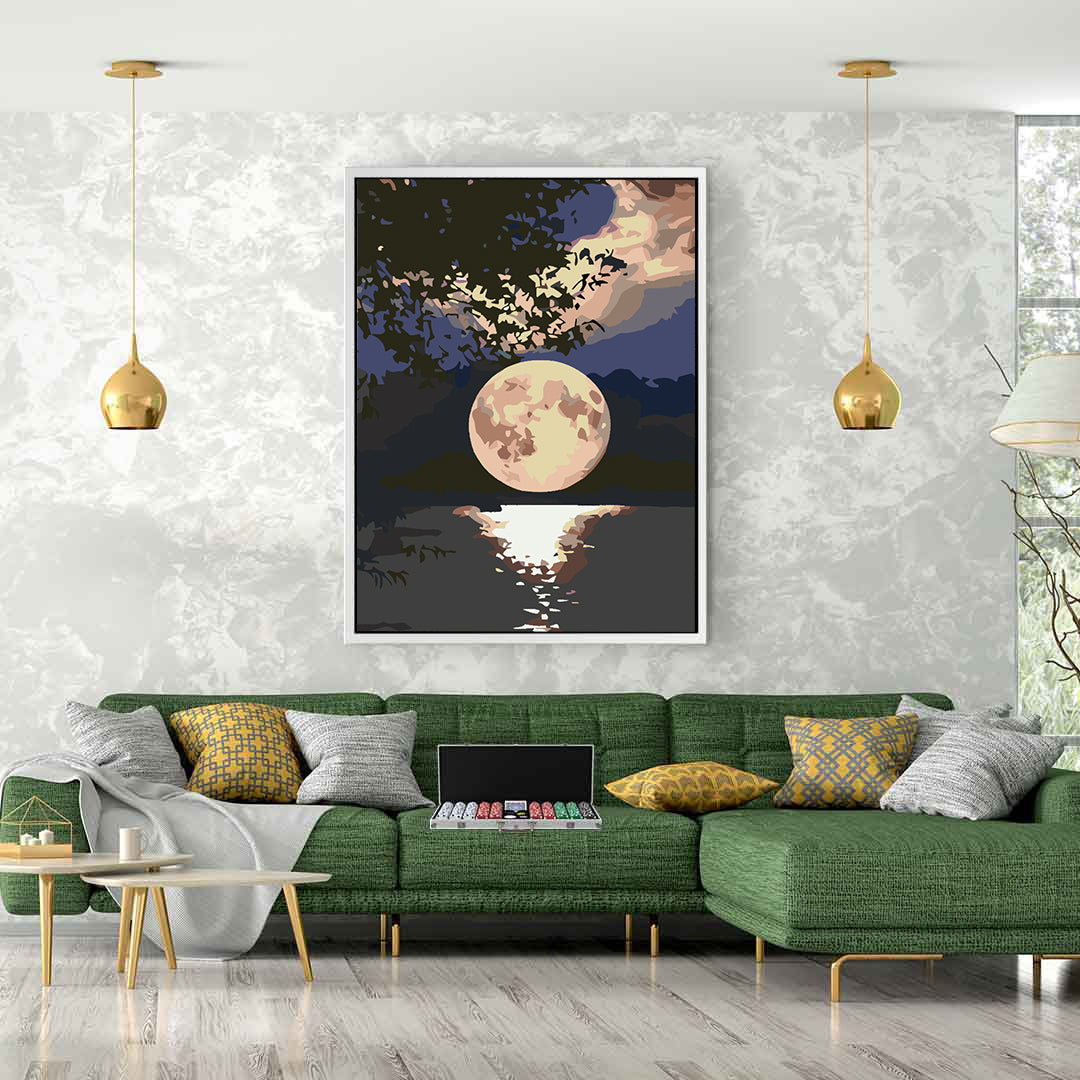Pictura pe numere - Luna Plina Noaptea 4554