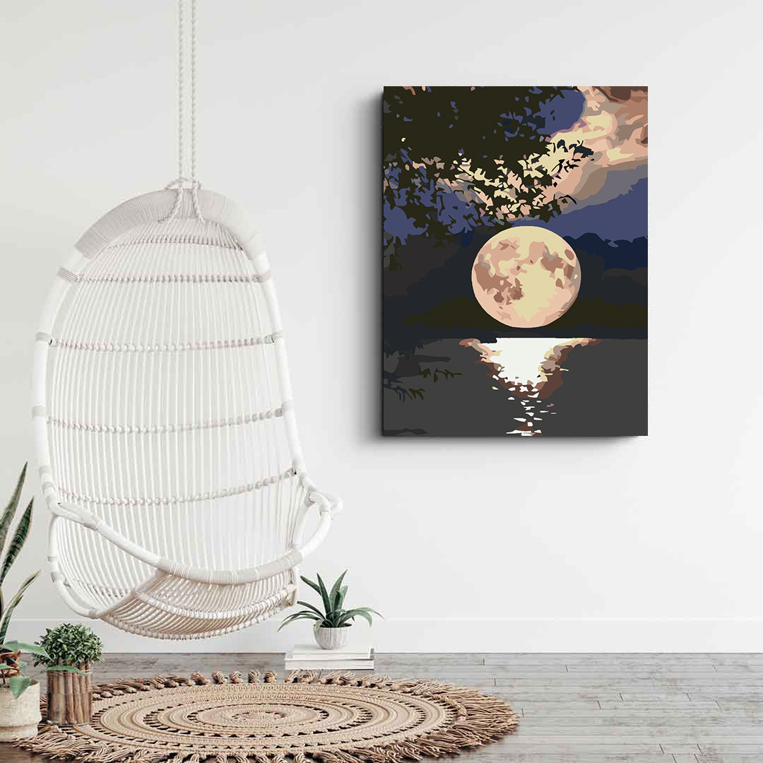 Pictura pe numere - Luna Plina Noaptea 4554