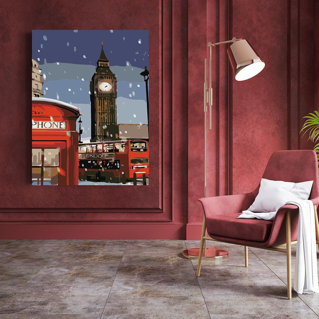 Painting by numbers - London 4560