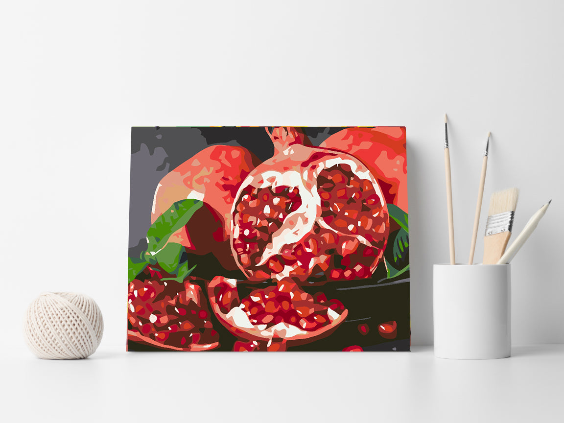 Painting by numbers - Pomegranate 4563