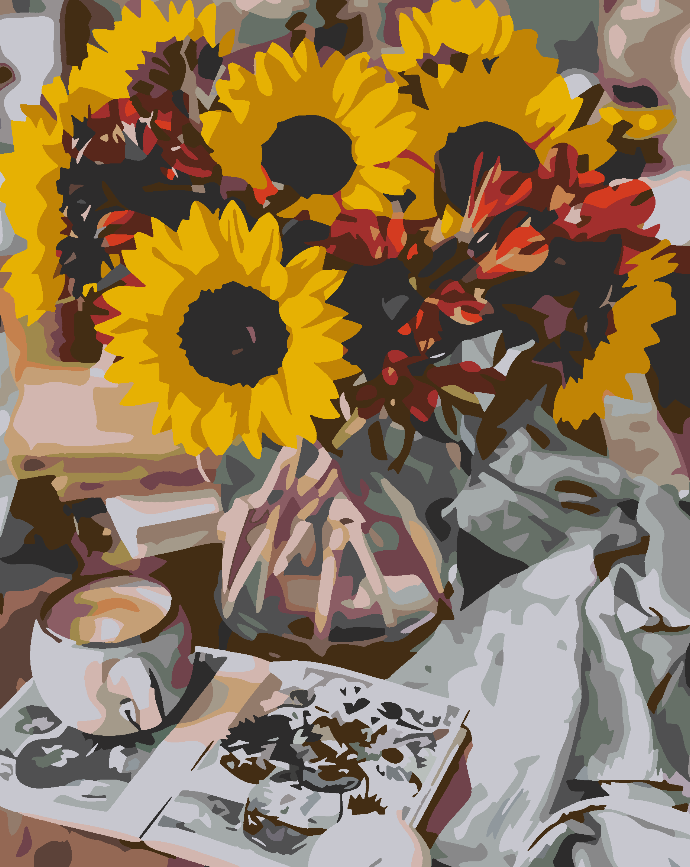 Paint by numbers - Sunflower 4566