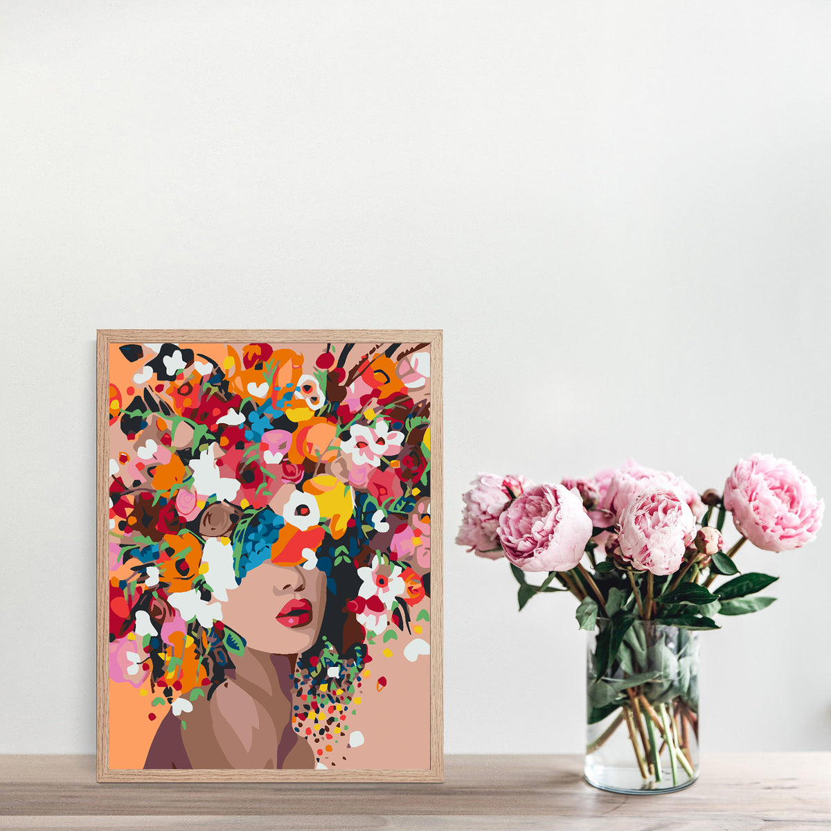 Painting by numbers - Flower Head 4568