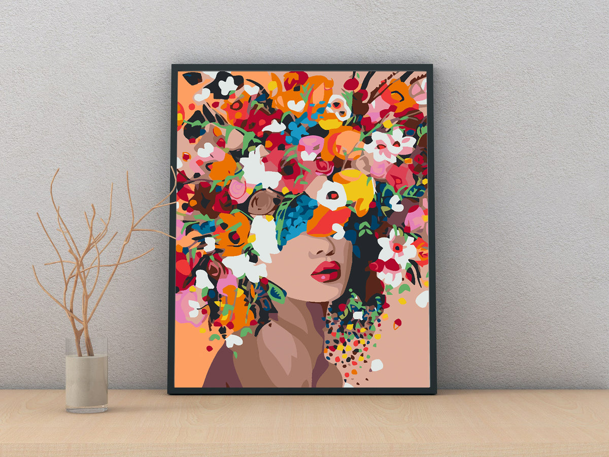 Pictura pe numere - Flower Head 4568