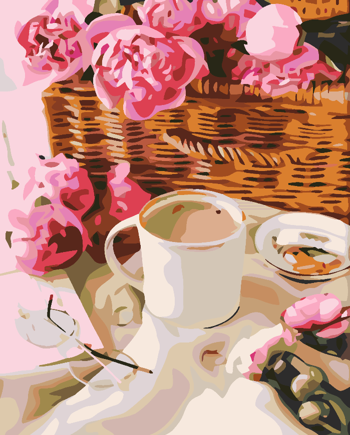 Pictura pe numere - Cafea si Dulciuri 4571