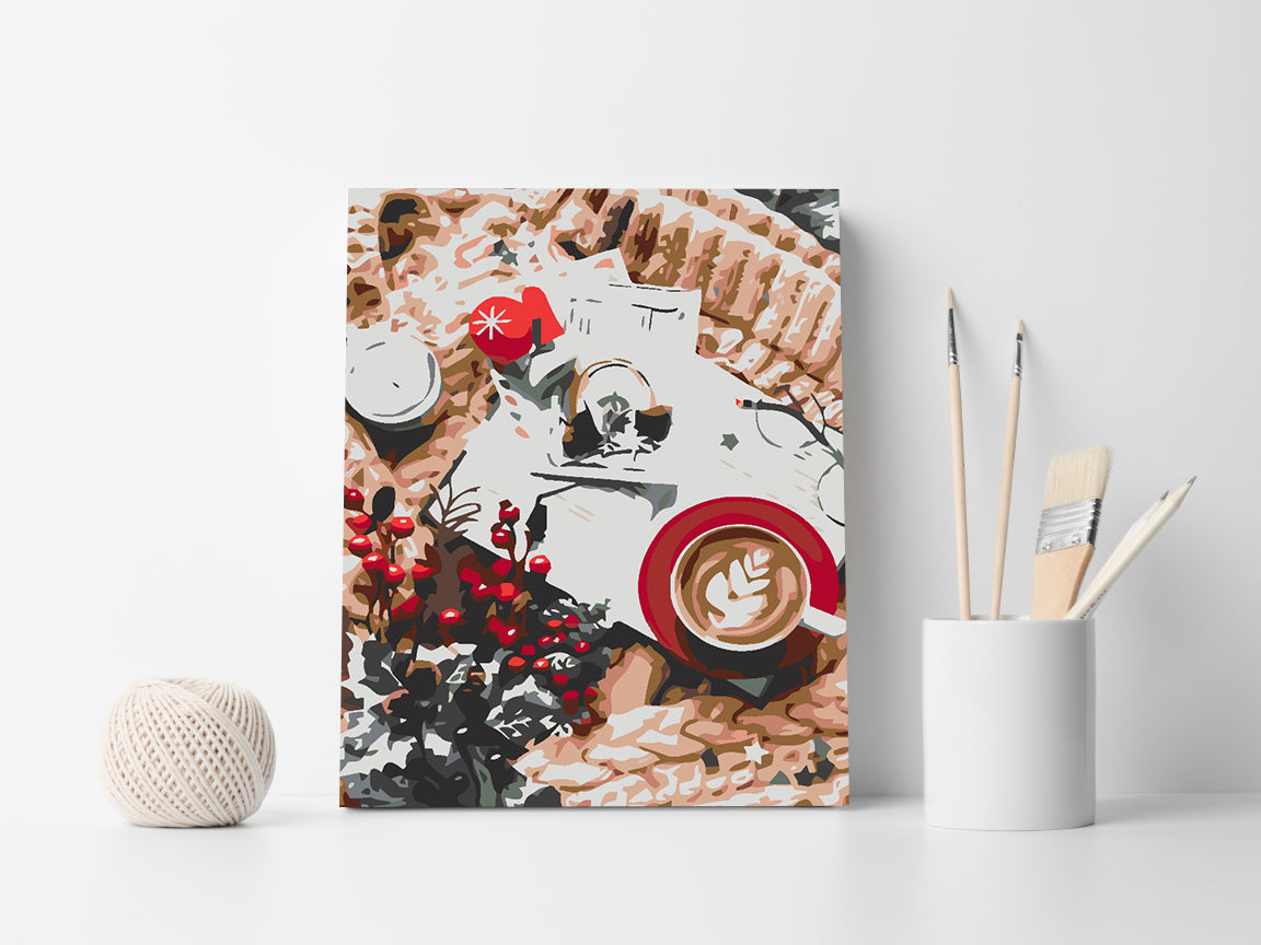 Paint by numbers - Christmas sweets 4572