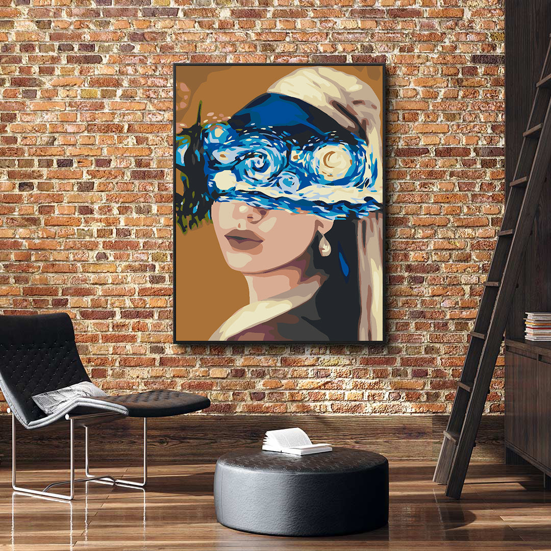 Painting by numbers - Woman Portrait 4574