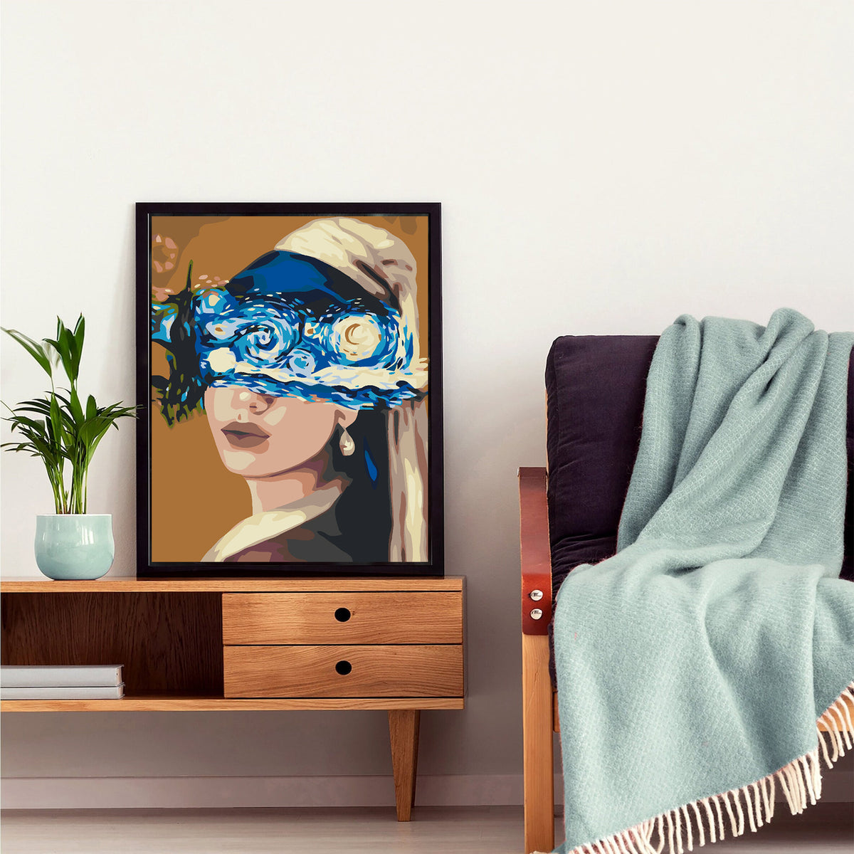 Painting by numbers - Woman Portrait 4574