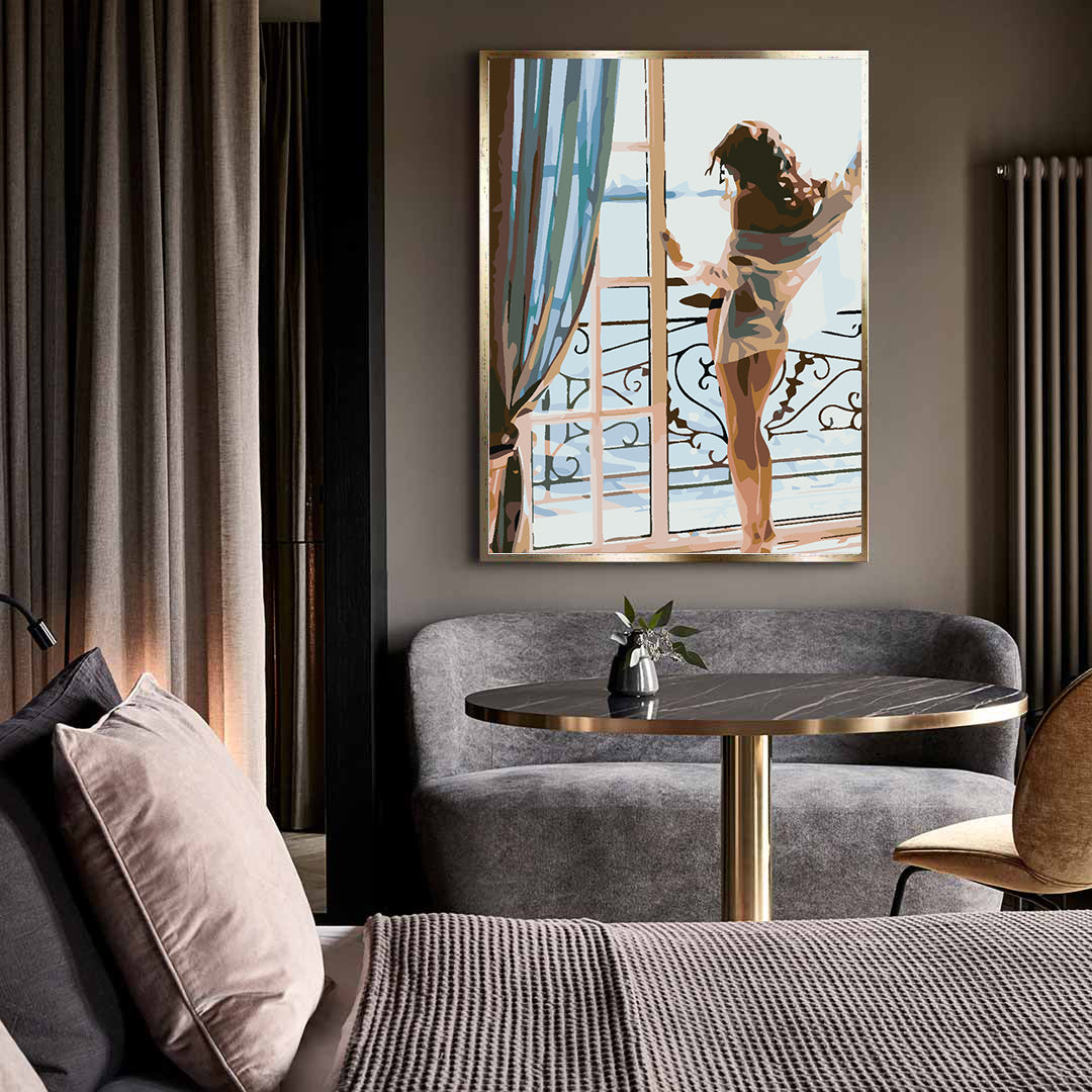 Paint by numbers - Woman at the Window 4576