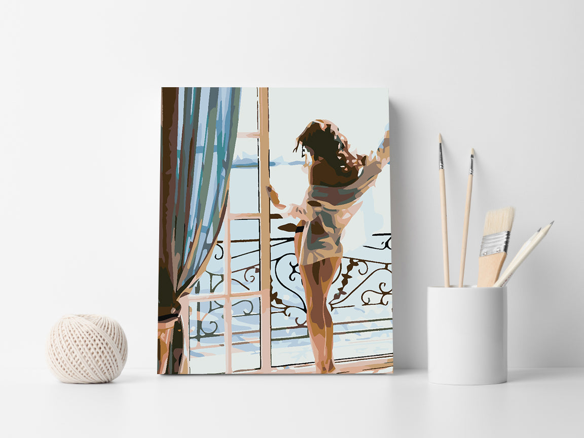 Paint by numbers - Woman at the Window 4576