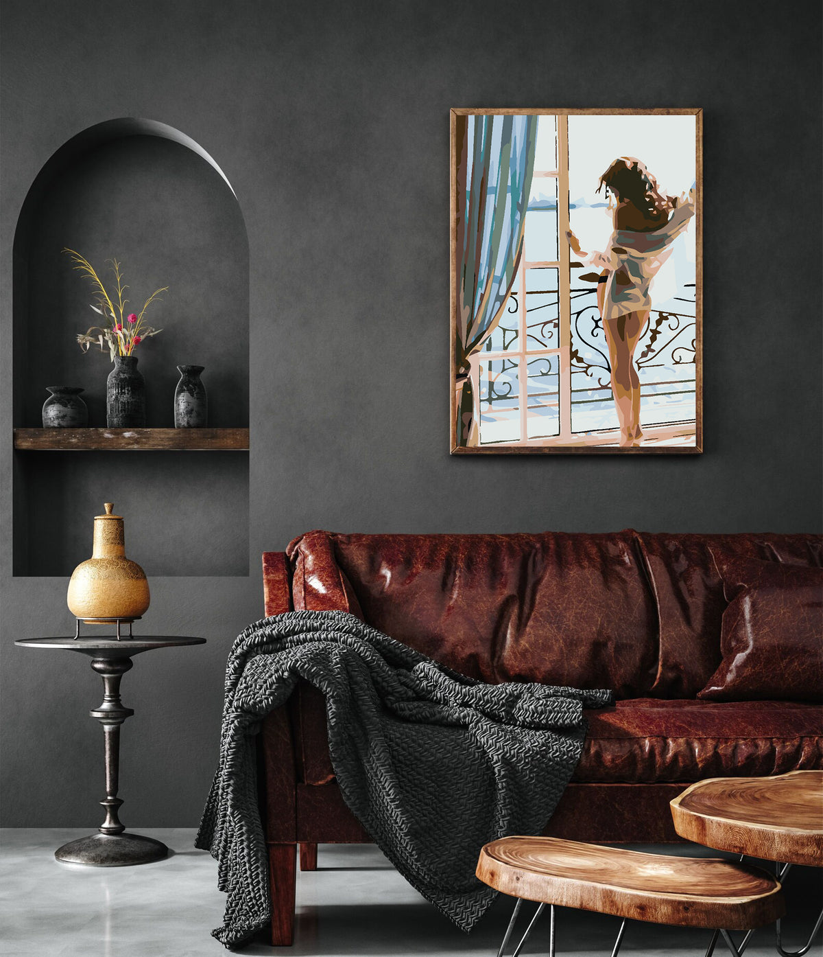 Paint by numbers - Woman at the Window 4576